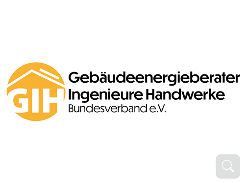 Logo des GIH, eine führende Stimme für unabhängige Energieberater in Deutschland, die Neutralität und umfassende Energieeffizienz-Lösungen vertritt.